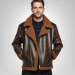 WWE inspired Dean Ambrose shearling leather jacket – fan apparel