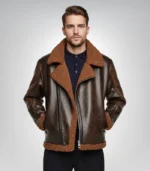 WWE inspired Dean Ambrose shearling leather jacket – fan apparel