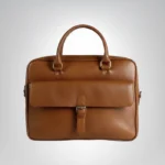 Heritage vintage leather briefcase for men – classic business style