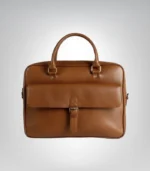 Heritage vintage leather briefcase for men – classic business style