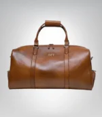 Prestige vintage leather duffle bag for men – travel and gym style