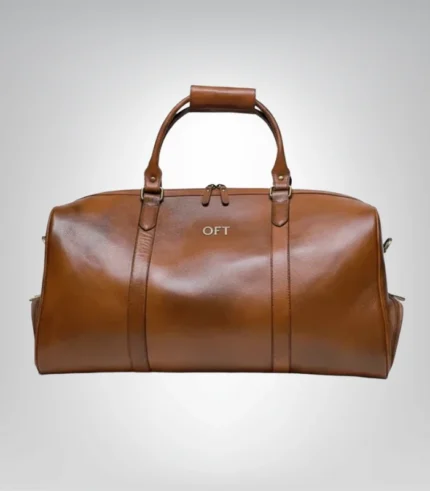 Prestige vintage leather duffle bag for men – travel and gym style
