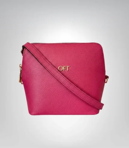 Daisy pink crossbody bag for women – stylish floral design