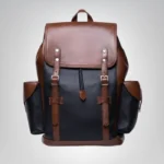 Urban vintage leather backpack for men – classic travel design