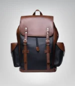 Urban vintage leather backpack for men – classic travel design