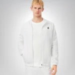 Premium Lacoste x Novak Djokovic 2025 jacket from tennis collection