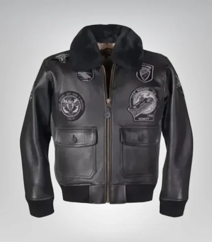 G-1 Wings of Gold leather jacket – classic aviator bomber style