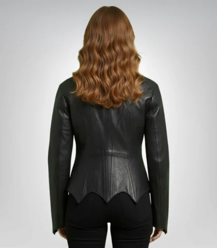 Premium black leather Pope V cosplay jacket – Ghost band outfit