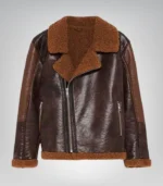 Men’s Dean Ambrose WWE jacket – shearling leather outerwear