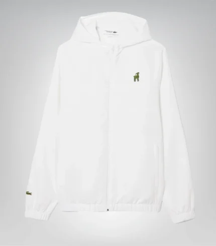 Stylish Lacoste Novak Djokovic 2025 tennis jacket