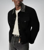 Men's brown suede trucker jacket – Buck Mason Rambler design