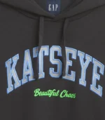 Stylish Katseye GAP pullover hoodie with logo design