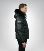 Mackage Black Hooded Puffer Jacket – Premium Down Winter Coat - Image 4