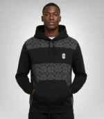 Premium black Coach hoodie for men – streetwear design