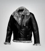 Classic men's pilot jacket – genuine leather RAF bomber style