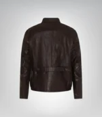 Stylish men's brown leather jacket – Goodwood motorcycle collection