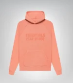 Streetwear coral hoodie – Fear of God Essentials 2025 edition