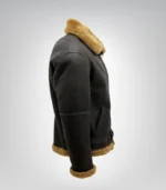 Men's genuine leather B3 shearling jacket – RAF pilot design