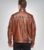 Jesse Wood Men’s Real Leather Jacket
