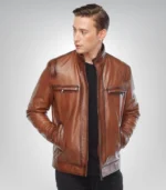 Classic Craig McGinlay inspired leather jacket – men's outerwear