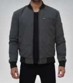 Men’s reversible MA-1 flight jacket – pilot bomber style outerwear