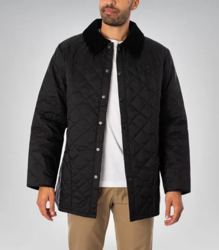 Barbour Liddesdale quilted jacket – classic black lightweight outerwear