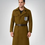 AOT Scouts Regiment cosplay coat – wool blend trench