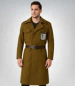 AOT Scouts Regiment cosplay coat – wool blend trench