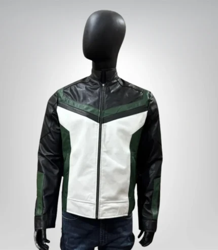 Guy Gardner Green Lantern leather jacket – superhero cosplay outerwear