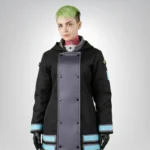 Fire Force Maki Oze black cosplay costume for women
