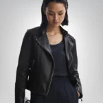 Women’s Genuine Leather Jacket Handmade Sheepskin Cropped Street Style
