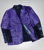 Papa Emeritus purple cosplay blazer – Ghost Band Rite concert outfit