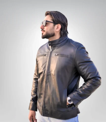 Premium men’s black leather biker jacket – genuine aniline sheepskin design Men’s genuine black aniline leather biker jacket – classic motorcycle style Black leather biker jacket for men – soft sheepskin aniline finish Men’s premium aniline sheepskin jacket – black real leather biker design Would you like me to create the meta description + SEO keywords next for this black aniline sheepskin biker jacket to fully optimize it for Google and online listings?