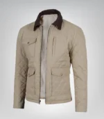 Diamond stitched men’s jacket – lightweight and comfortable outerwear