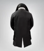 Men’s Black Sherpa Leather Coat – Bane Style Swedish Winter Jacket - Image 2