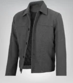 Kevin’s men’s wool-blend jacket in gray – elegant tailored winter layer