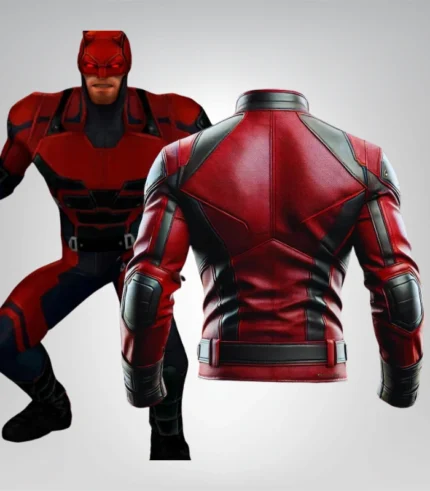 Daredevil cosplay leather jacket – Born Again inspired outfit
