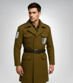 Attack on Titan cosplay jacket – Scouts Regiment trench coat for fans
