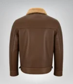 Genuine sheepskin B3 bomber jacket for men – vintage aviator style
