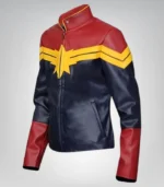 Real leather Captain Marvel costume – cosplay and Halloween outfit