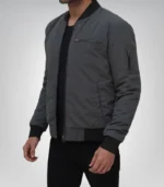 Men’s pilot-style flight jacket – reversible MA-1 bomber coat