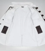 Men’s brown leather coat – genuine leather Bane style winter outerwear