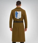Premium wool blend cosplay coat – AOT Scouts uniform design