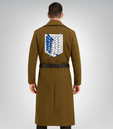 Premium wool blend cosplay coat – AOT Scouts uniform design