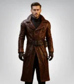 Colonel Autumn Fallout 3 Leather Coat Cosplay Trench