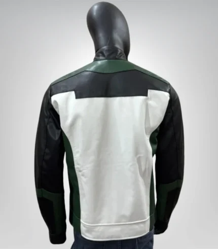 Superhero leather jacket – inspired by Guy Gardner Green Lantern