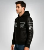 APXGP motorsport leather jacket – F1 inspired racing hoodie