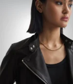 Women’s Genuine Leather Jacket Handmade Sheepskin Cropped Street Style