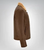Warm men’s B3 aviator jacket – genuine sheepskin flying coat
