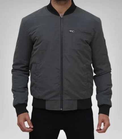 Stylish men’s MA-1 bomber jacket – reversible pilot outerwear